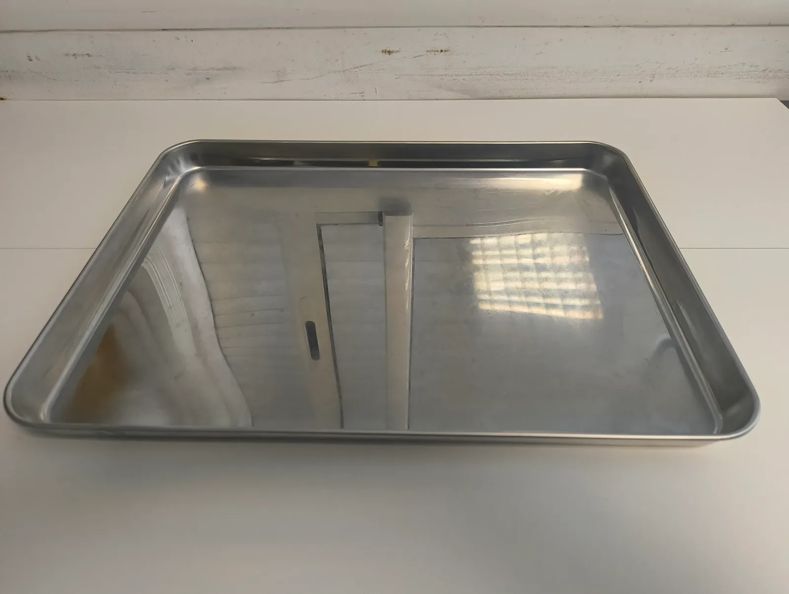 Plateau - inox 304 - 40 x 30 x 2.5 cm — image 1/2
