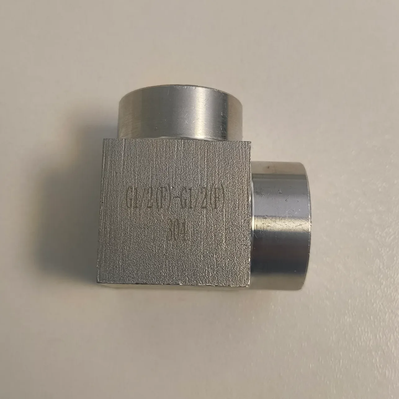 Raccord coudé - inox 304 - 1/2" FF — image 1/2