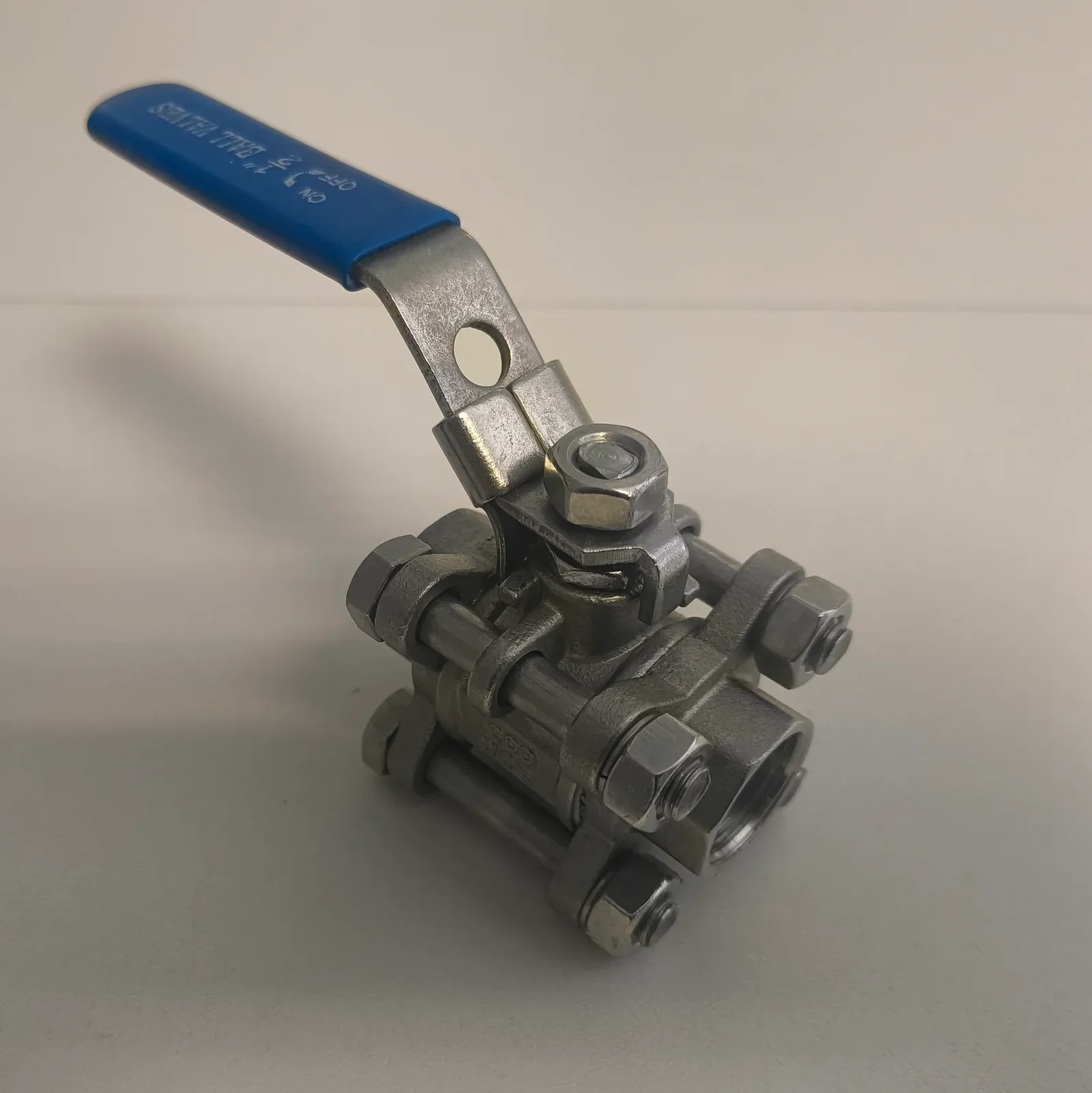 Vanne 3 pièces - inox 304 - 1/2" FF — image 1/2
